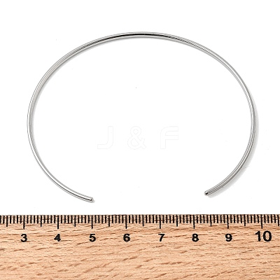 304 Stainless Steel Cuff Bangles LS-BJEW-D388-01A-P-1