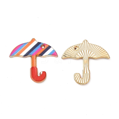 Alloy Enamel Pendants ENAM-C005-35G-1