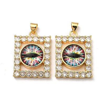 Real 18K Gold Plated Brass Pendants KK-L209-006G-07-1