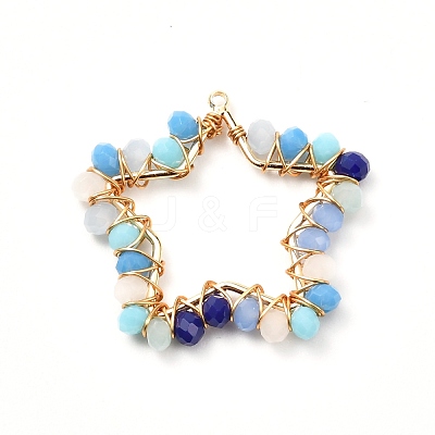 Brass Pendants PALLOY-JF00997-1