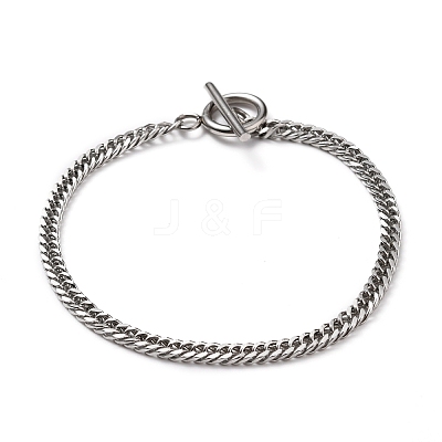 Tarnish Resistant 304 Stainless Steel Diamond Cut Chunky Curb Chains BJEW-JB05766-02-1