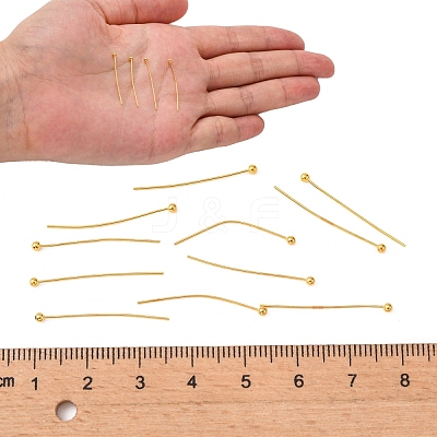 Brass Ball Head pins X-KK-R020-06G-1