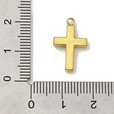 Ion Plating(IP) 304 Stainless Steel Rhinestone Pendants STAS-S131-11G-1