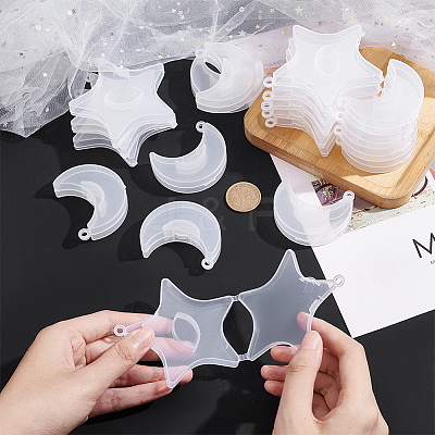 20Pcs 2 Style Plastic Cosmetic Storages CON-NB0008-15-1
