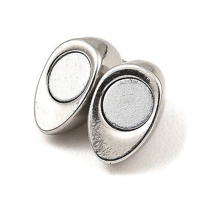 Non-Tarnish 304 Stainless Steel Magnetic Clasps LS-STAS-K265-01A-P-1