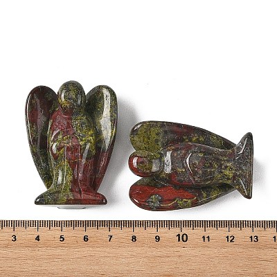 Natural Dragon Blood Carved Angle Figurines GG-CBA9C2C-A26-1