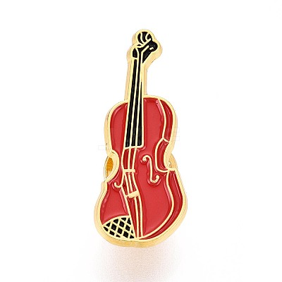 Violin Enamel Pin JEWB-M022-02-1