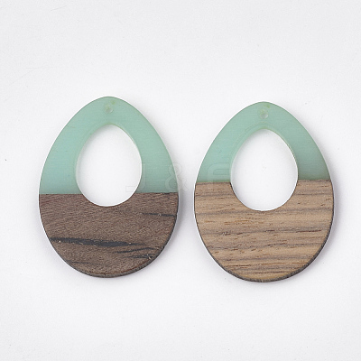 Resin & Wood Pendants X-RESI-S358-05C-1