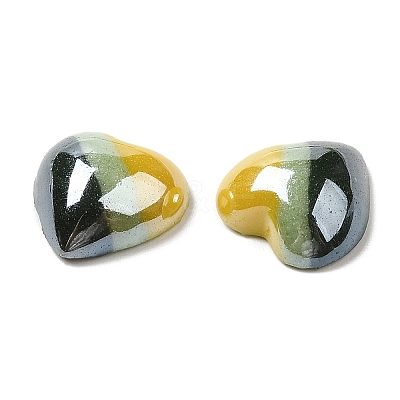 Two Tone Glass Cabochons GLAA-B012-40-1