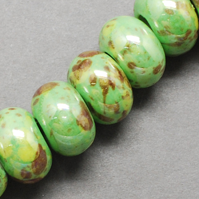 Handmade Porcelain European Beads OPDL-Q099-6-1
