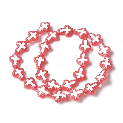 Baking Paint Glass Enamel Beads BLOW-D300-06C-1