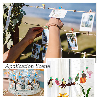 DIY Photo Paper Craft Clips Making Kit DIY-YS0001-72-1