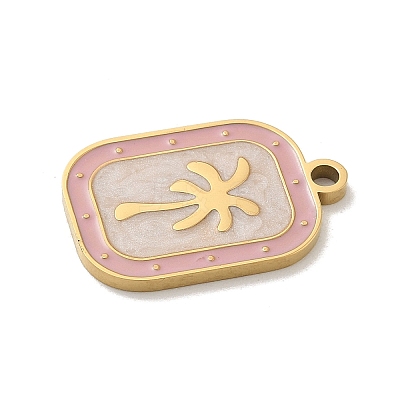 304 Stainless Steel Enamel Pendants STAS-I322-83G-A-1