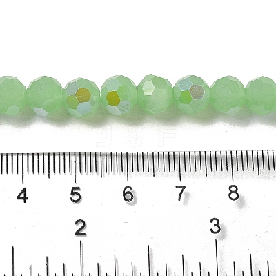 Imitation Jade Glass Beads Strands EGLA-A035-J8mm-L01-1