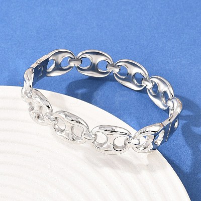 304 Stainless Steel Bangles for Women BJEW-Z155-02P-1