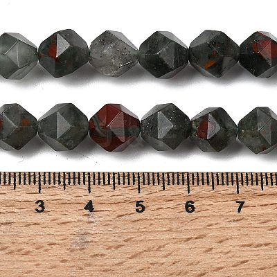 Natural African Bloodstone Beads Strands G-Z119-A28-03-1