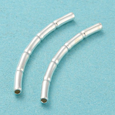 925 Sterling Silver Tube Beads STER-Z004-04C-1