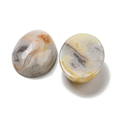 Natural Crazy Agate Cabochons X-G-C115-01A-33-1