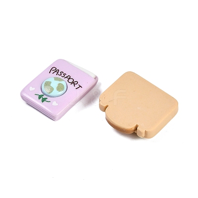 Travel Theme Resin Cabochons RESI-H166-23-1