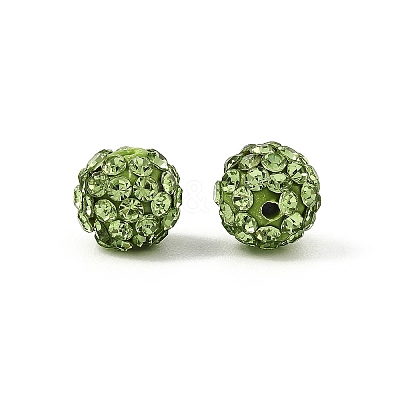 Pave Disco Ball Beads RB-H258-8MM-214-1