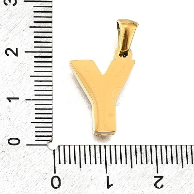 Golden 304 Stainless Steel Pendants STAS-K300-01G-Y-1