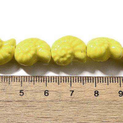 Handmade Porcelain Beads Strands PORC-I028-02I-1