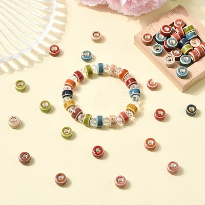 Handmade Porcelain European Beads FIND-CJZ0001-004-1