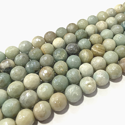 Natural Amazonite Beads Strands G-O164-02-10mm-1
