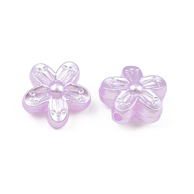 Imitation Pearl Acrylic Beads AC-CBAAA05-07B-1