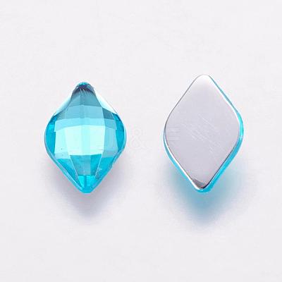 Taiwan Acrylic Rhinestone Cabochons ACRT-G021-11mm-25-1