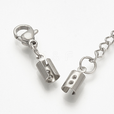 Tarnish Resistant 304 Stainless Steel Chain Extender STAS-S076-91-1