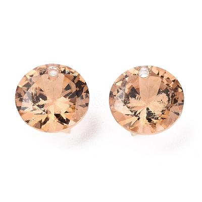 Cubic Zirconia Charms ZIRC-N033-A-06-1