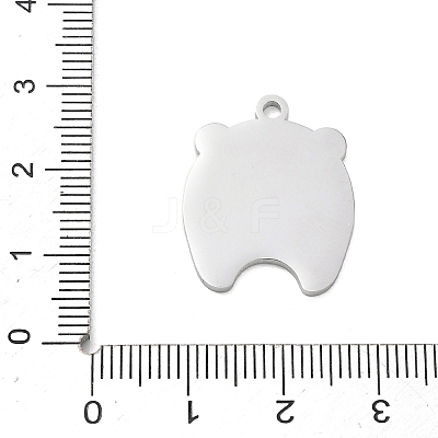 304 Stainless Steel Pendants SA-CBAE115-12P-1