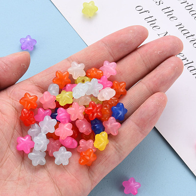 Transparent Acrylic Beads MACR-S373-26E-1