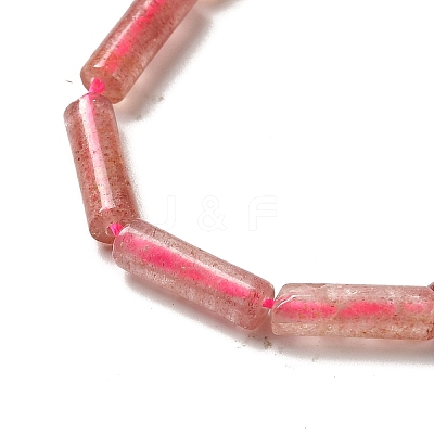 Natural Strawberry Quartz  Beads Strands X-G-D464-43-1