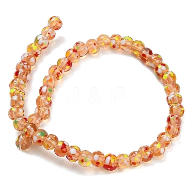 Handmade Lampwork Beads Strands LAMP-H071-01A-05-1