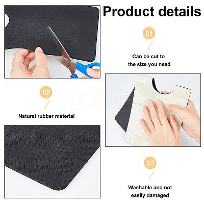 Rubber & Diatom Ooze Faucet Sink Mat AJEW-WH0314-383-1