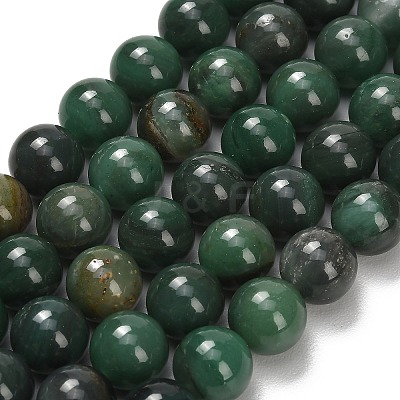Natural African Jade Beads Strands G-F820-K02-10mm-1