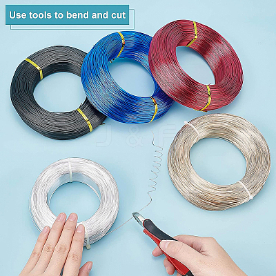 Round Anodized Aluminum Wire AW-BC0007-0.8mm-01-1