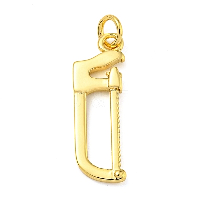 Rack Plating Brass Pendants KK-Z063-30E-G-1