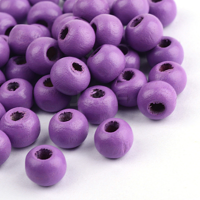 Natural Wood Beads WOOD-S662-9x10mm-A12-1