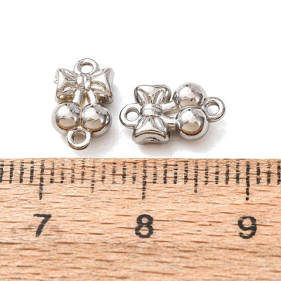 304 Stainless Steel Connector Charms STAS-N124-47P-1