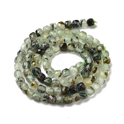 Natural Prehnite Beads Strands X-G-B088-E16-04-1
