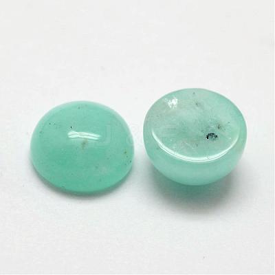 Dome/Half Round Natural Amazonite Cabochons G-O146-02C-1