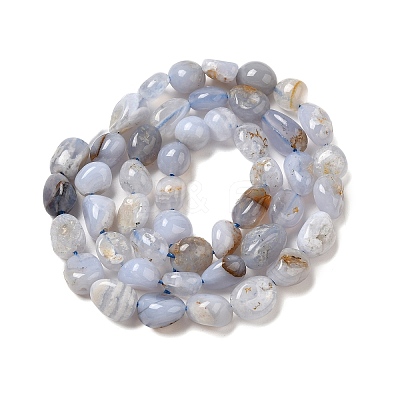 Natural Blue Lace Agate Beads Strands G-L608-A02-01B-1