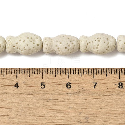 Natural Lava Rock Beads Strands G-U007-01F-1