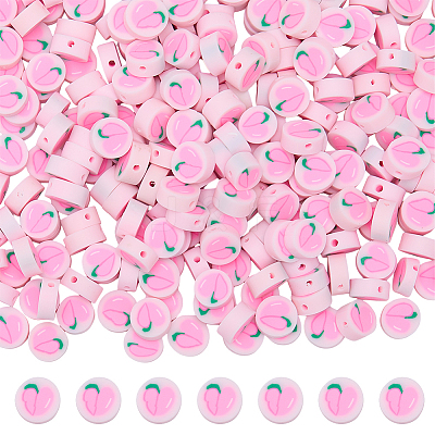 300Pcs Handmade Polymer Clay Beads CLAY-SC0002-20-1