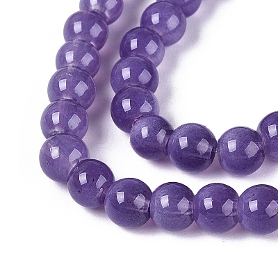 Transparent Glass Imitation Cat Eye Beads Strands GLAA-Q110-01A-03-1