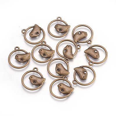 Alloy Pendants X-EA9508Y-AB-1