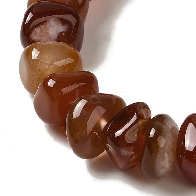 Natural Red Agate Beads Strands G-NH0017-C01-01-1